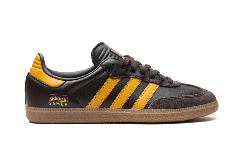 Adidas Samba Samba OG 'Dark Brown Preloved Yellow'
